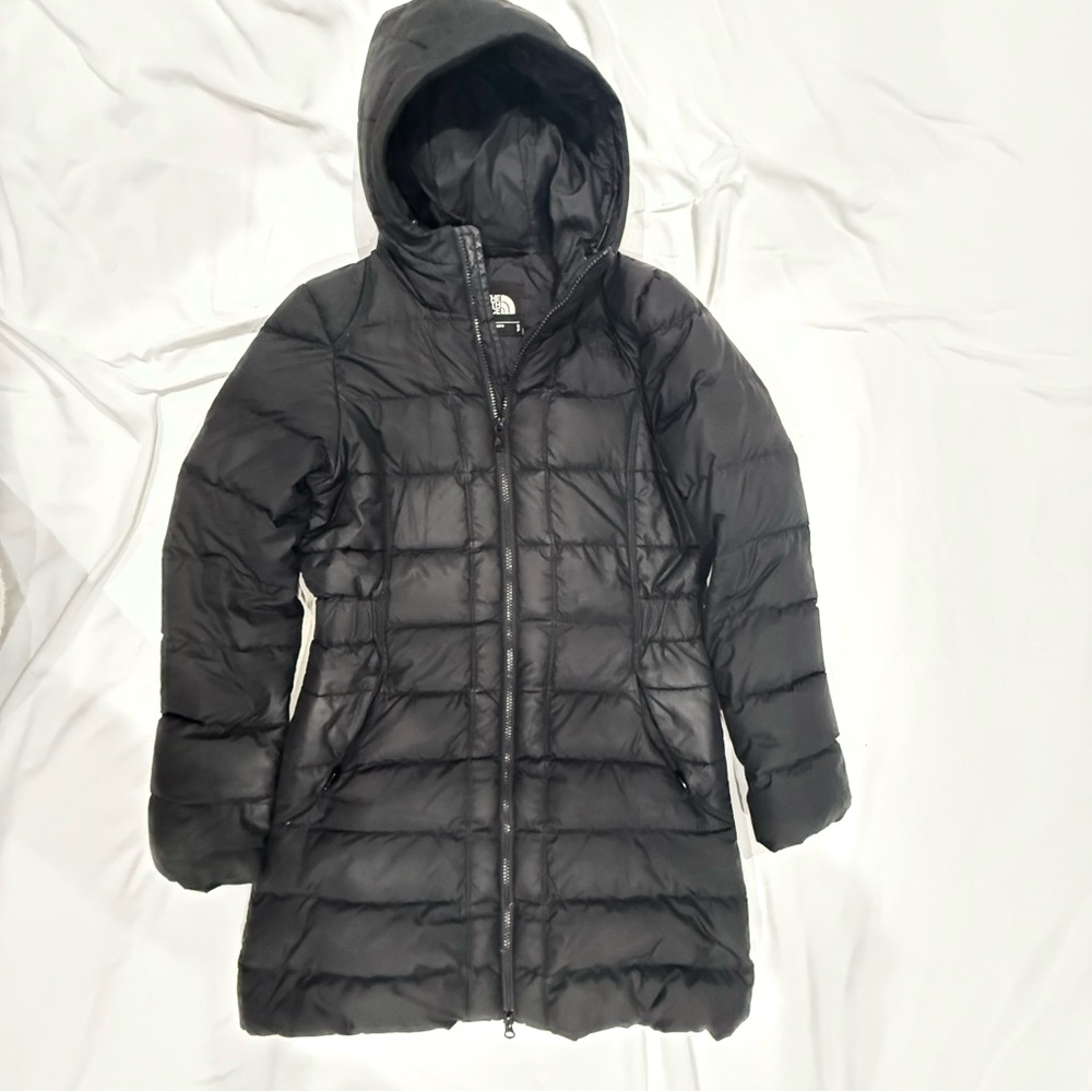 The North Face Women's Classic Black Puffer Coat Long Size S